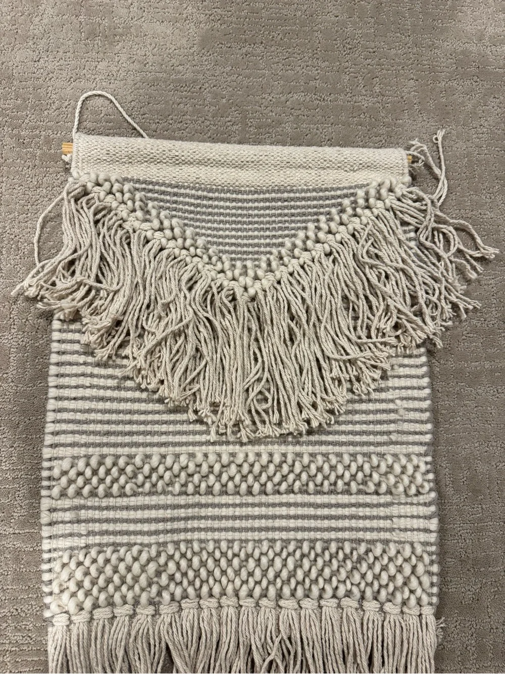 Neutral Cream Macrame Wall Hanging - Brand